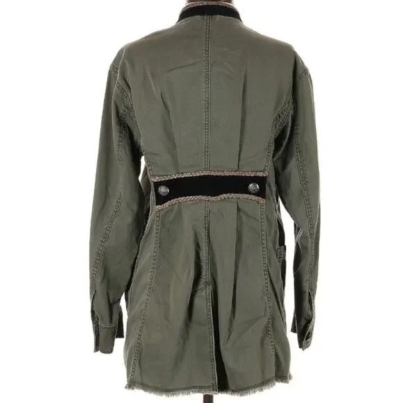 Free People Passenger Jacket – Moss Green, Size Small - Picture 3 of 6